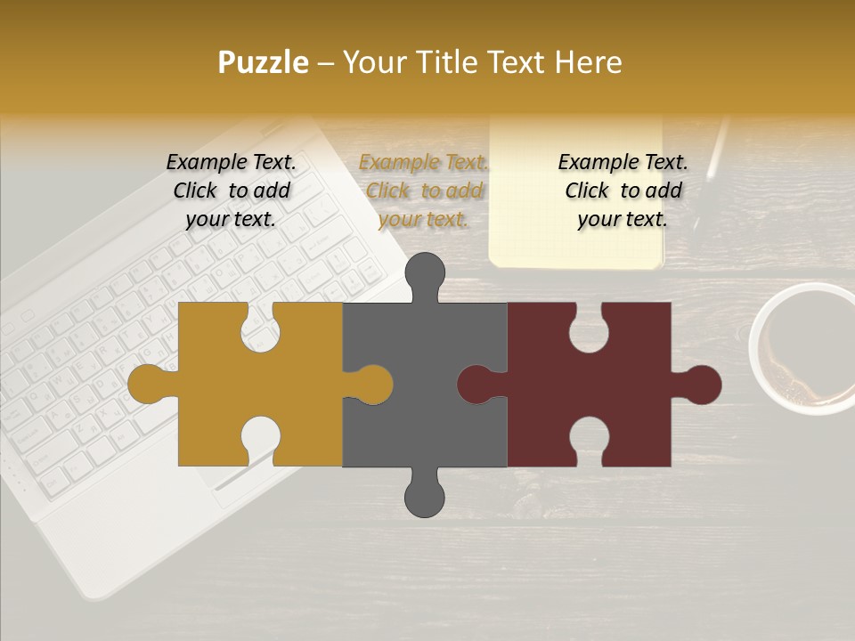 Note White Copyspace PowerPoint Template