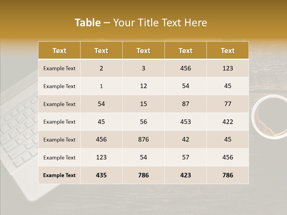 Note White Copyspace PowerPoint Template