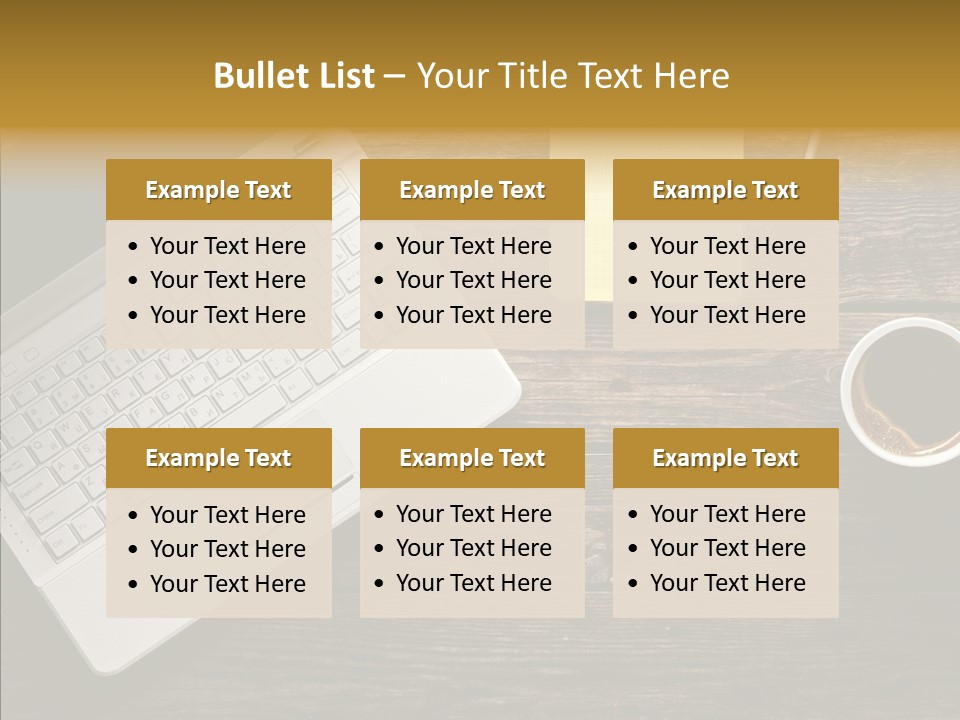 Note White Copyspace PowerPoint Template