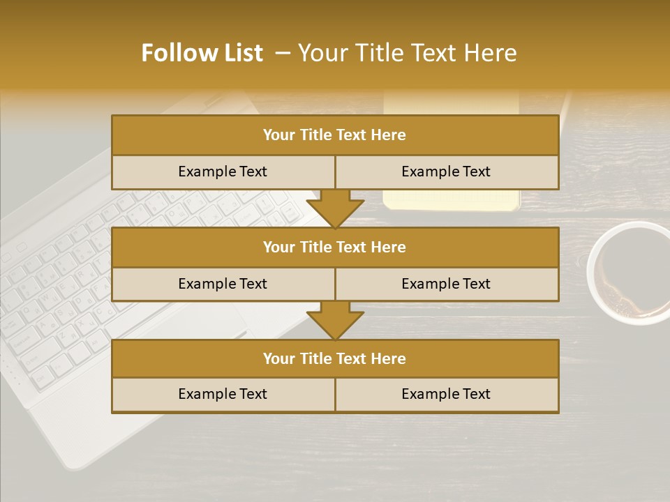 Note White Copyspace PowerPoint Template