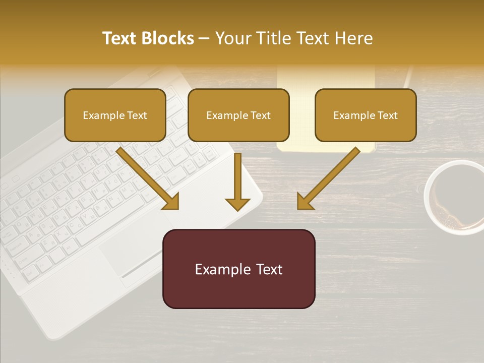 Note White Copyspace PowerPoint Template