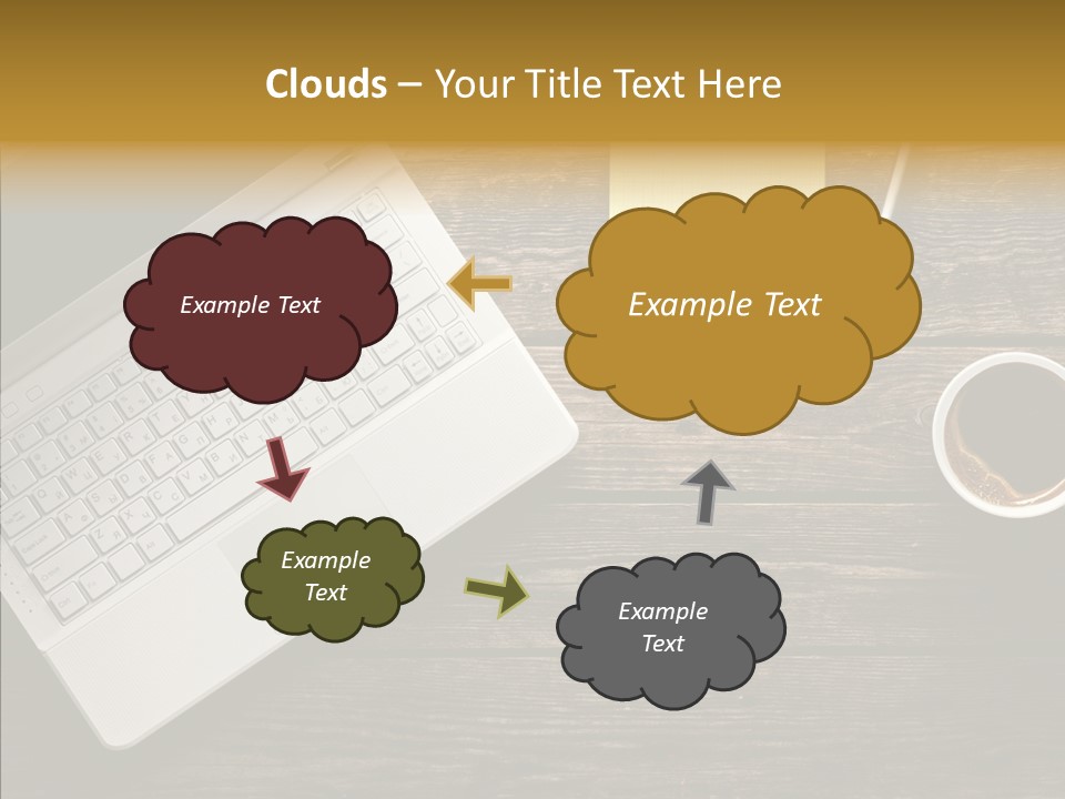Note White Copyspace PowerPoint Template