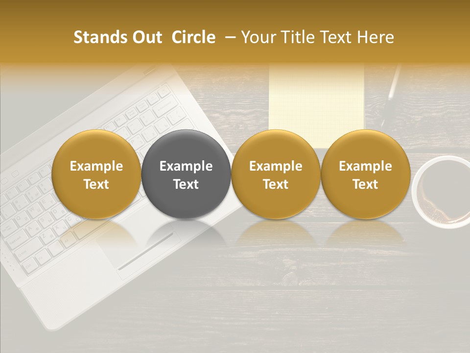 Note White Copyspace PowerPoint Template