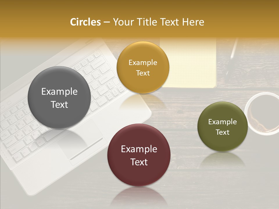 Note White Copyspace PowerPoint Template