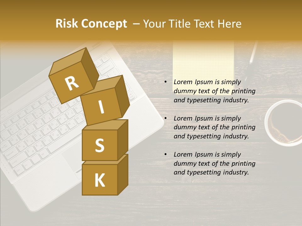 Note White Copyspace PowerPoint Template