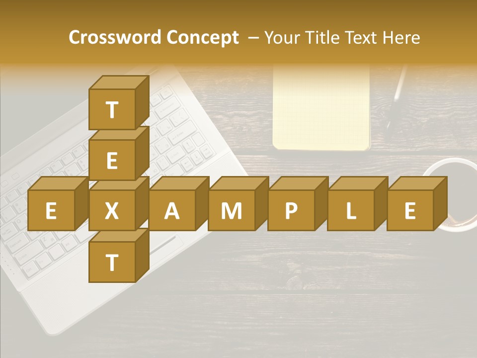 Note White Copyspace PowerPoint Template
