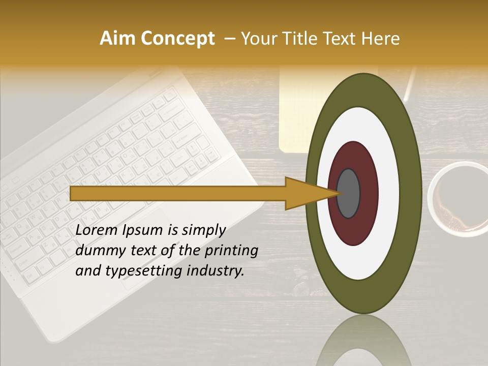 Note White Copyspace PowerPoint Template