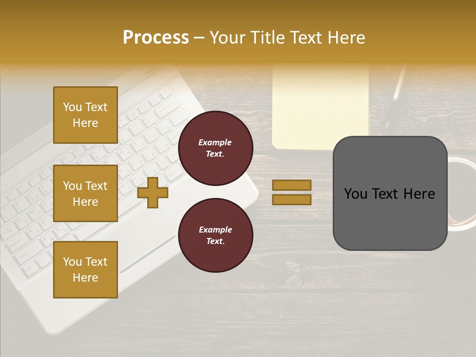 Note White Copyspace PowerPoint Template