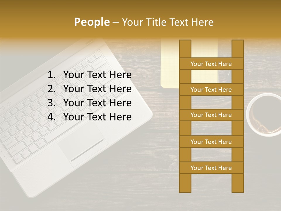 Note White Copyspace PowerPoint Template