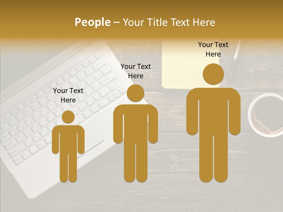 Note White Copyspace PowerPoint Template