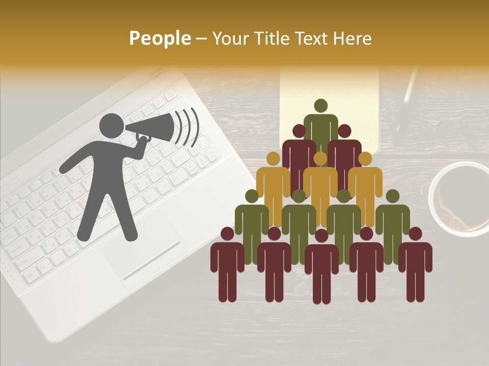 Note White Copyspace PowerPoint Template