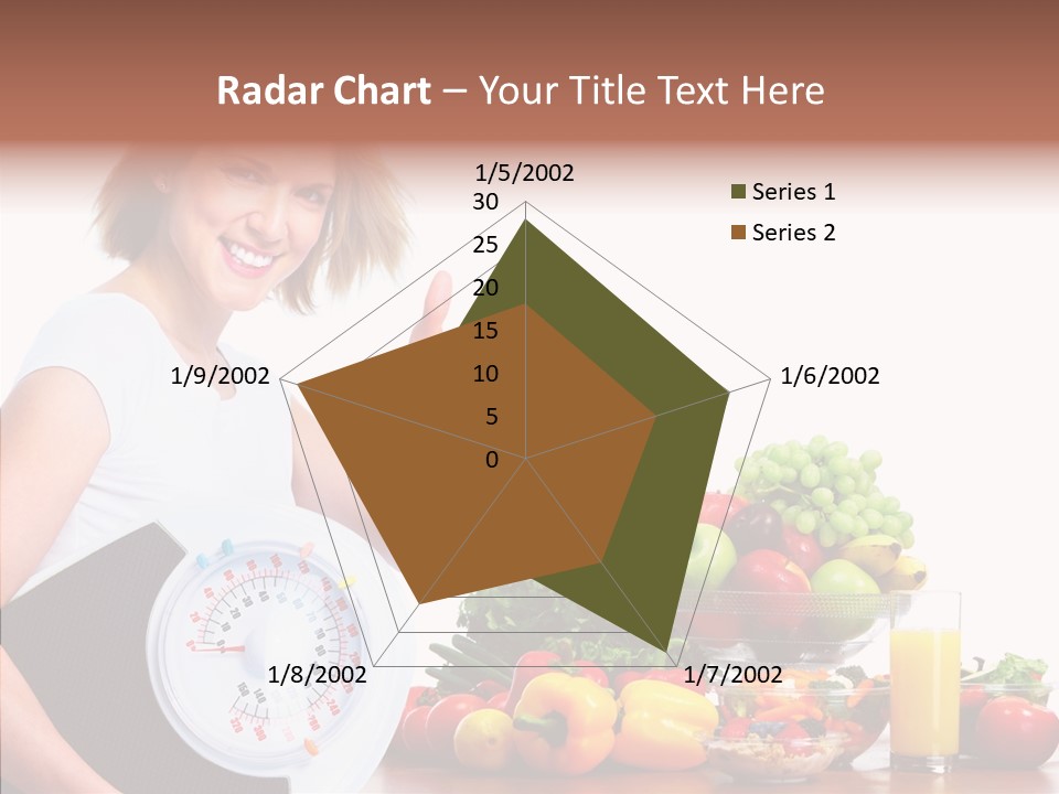 Food Happiness Fitness PowerPoint Template