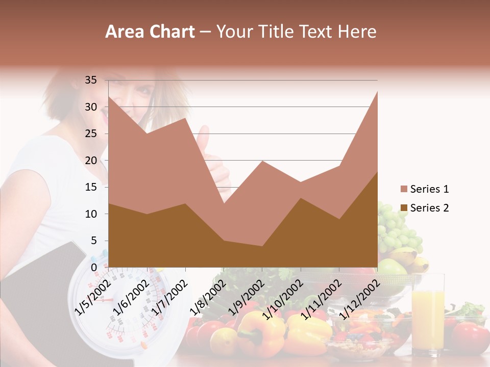 Food Happiness Fitness PowerPoint Template