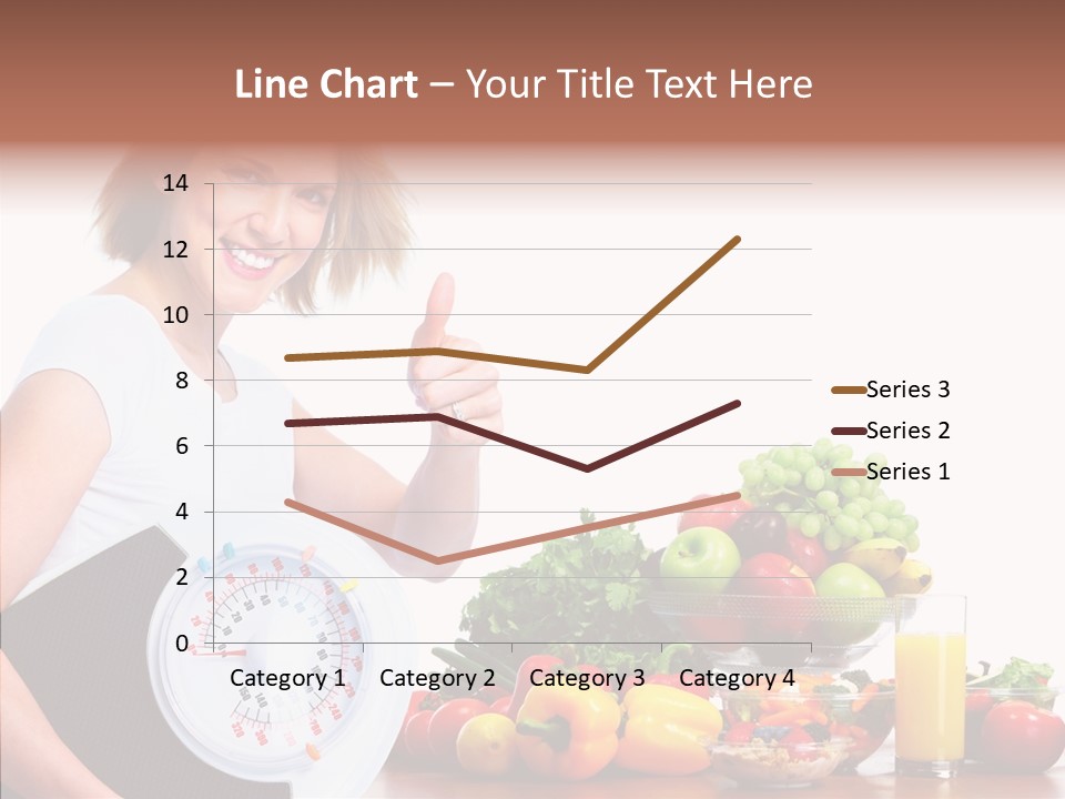 Food Happiness Fitness PowerPoint Template