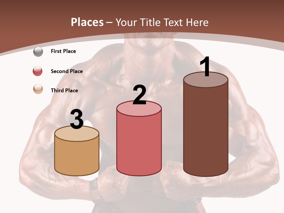 Cutout Power Pose PowerPoint Template