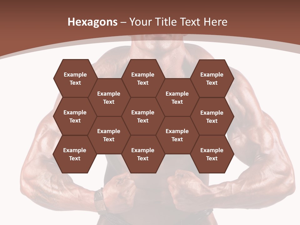 Cutout Power Pose PowerPoint Template