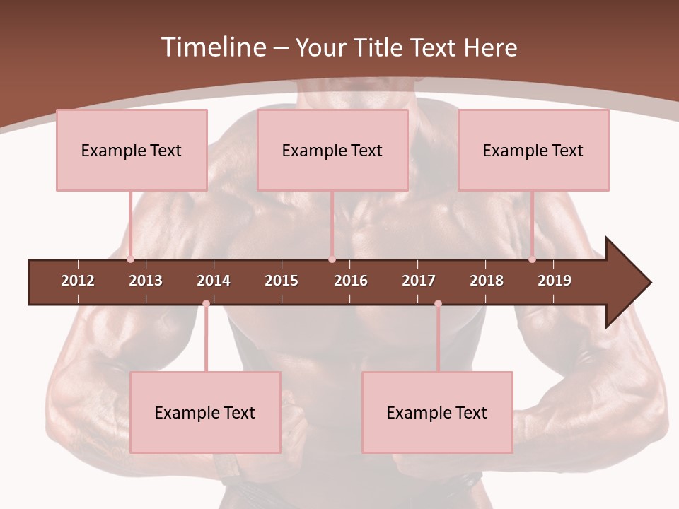 Cutout Power Pose PowerPoint Template
