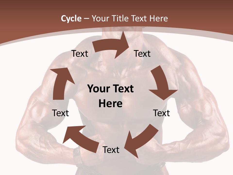 Cutout Power Pose PowerPoint Template