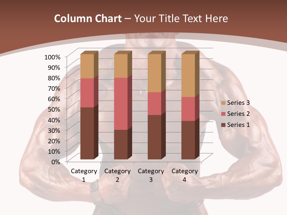 Cutout Power Pose PowerPoint Template