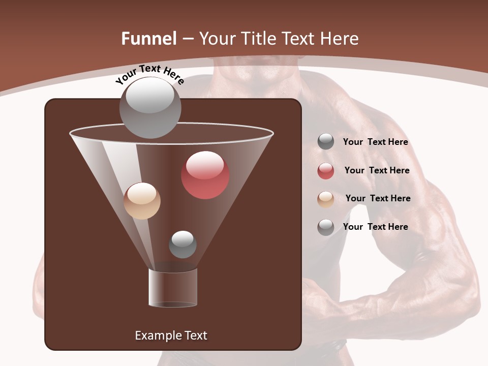 Cutout Power Pose PowerPoint Template