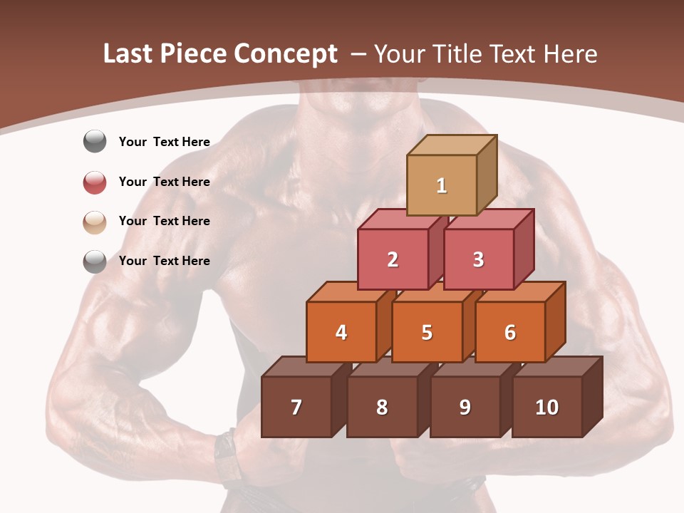 Cutout Power Pose PowerPoint Template