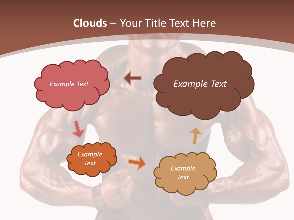 Cutout Power Pose PowerPoint Template