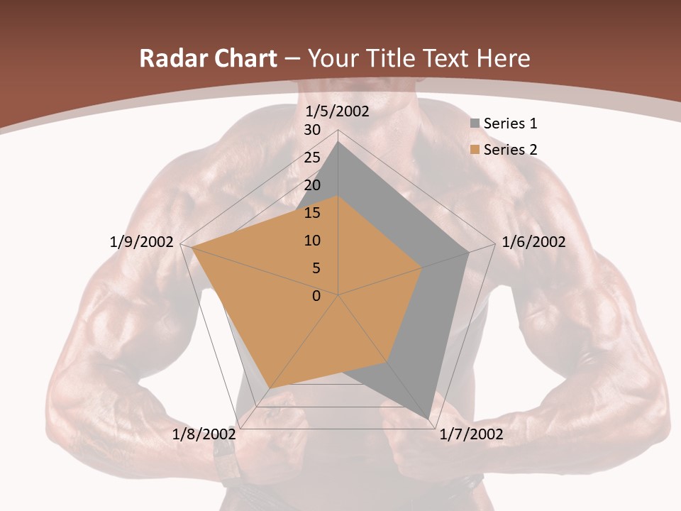 Cutout Power Pose PowerPoint Template