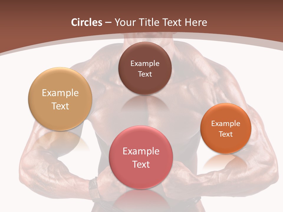 Cutout Power Pose PowerPoint Template