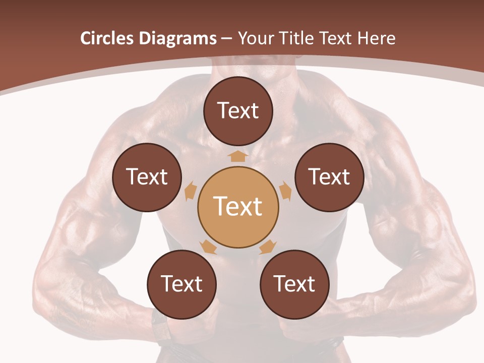 Cutout Power Pose PowerPoint Template