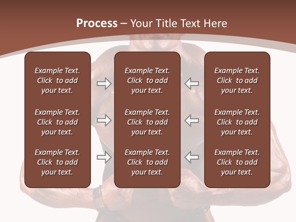 Cutout Power Pose PowerPoint Template