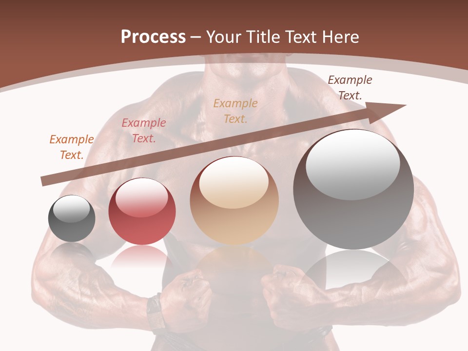 Cutout Power Pose PowerPoint Template