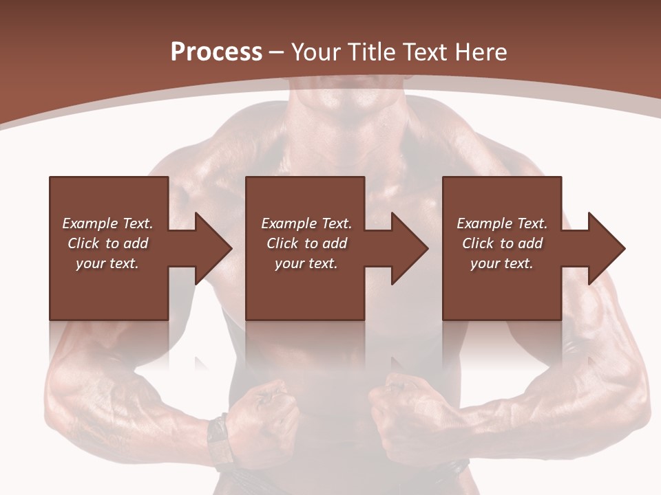 Cutout Power Pose PowerPoint Template