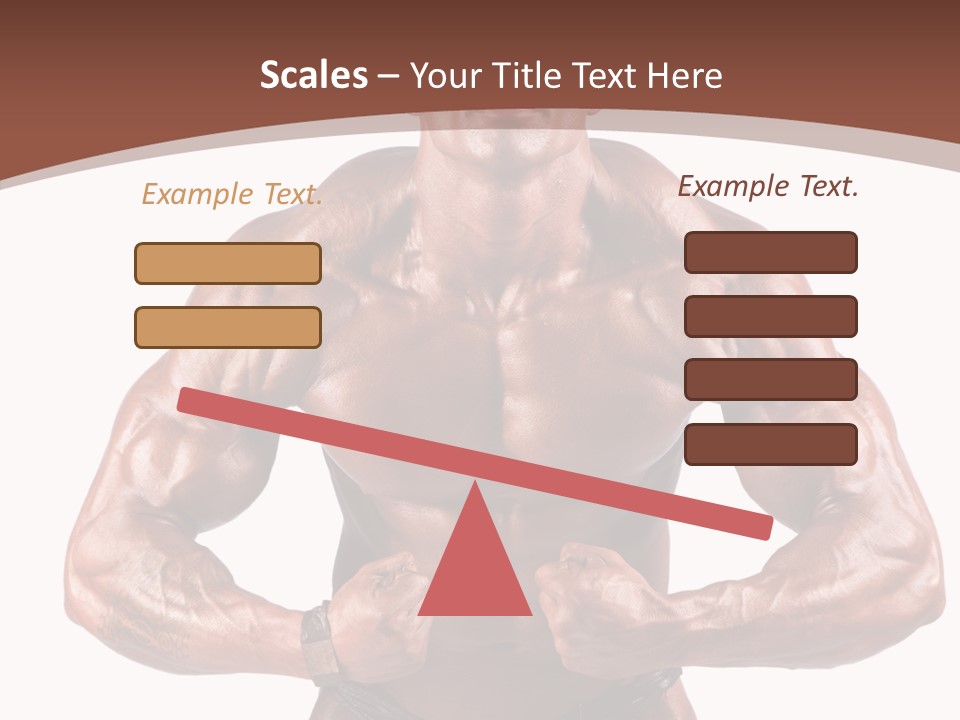 Cutout Power Pose PowerPoint Template