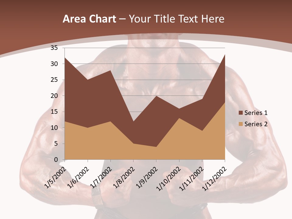 Cutout Power Pose PowerPoint Template
