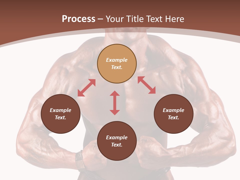 Cutout Power Pose PowerPoint Template