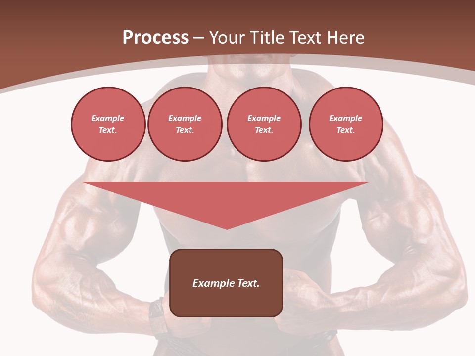 Cutout Power Pose PowerPoint Template