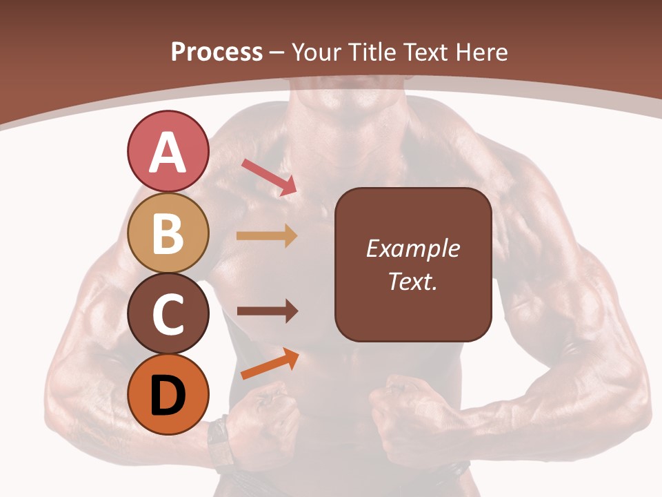 Cutout Power Pose PowerPoint Template