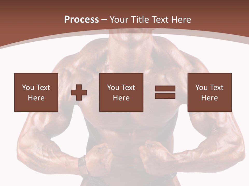 Cutout Power Pose PowerPoint Template