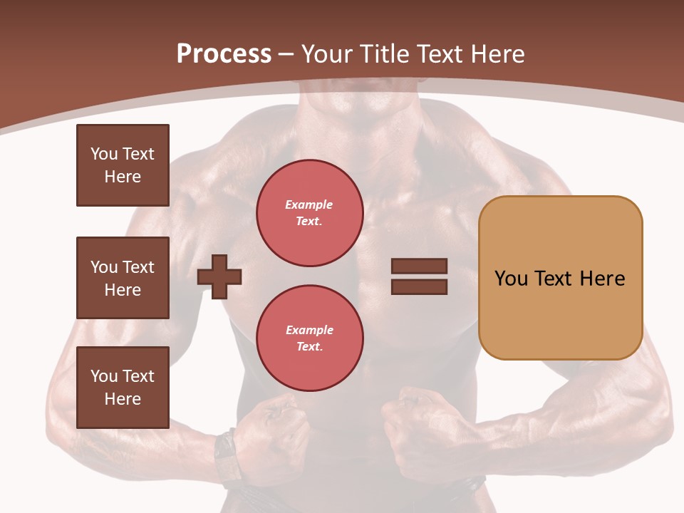 Cutout Power Pose PowerPoint Template