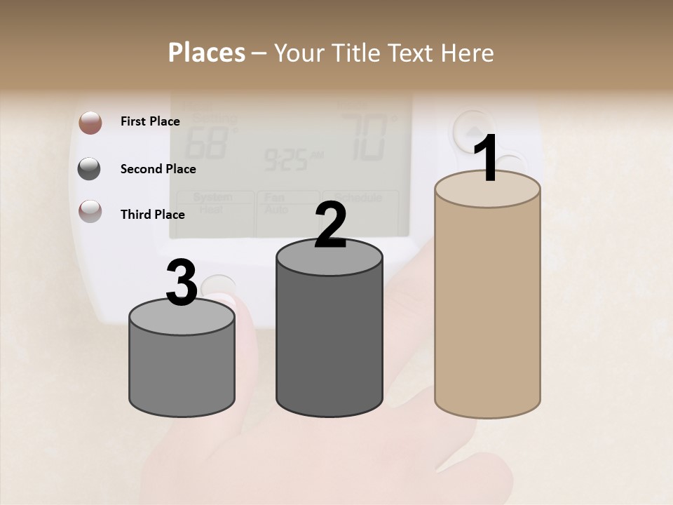 Save Indoors Appliance PowerPoint Template