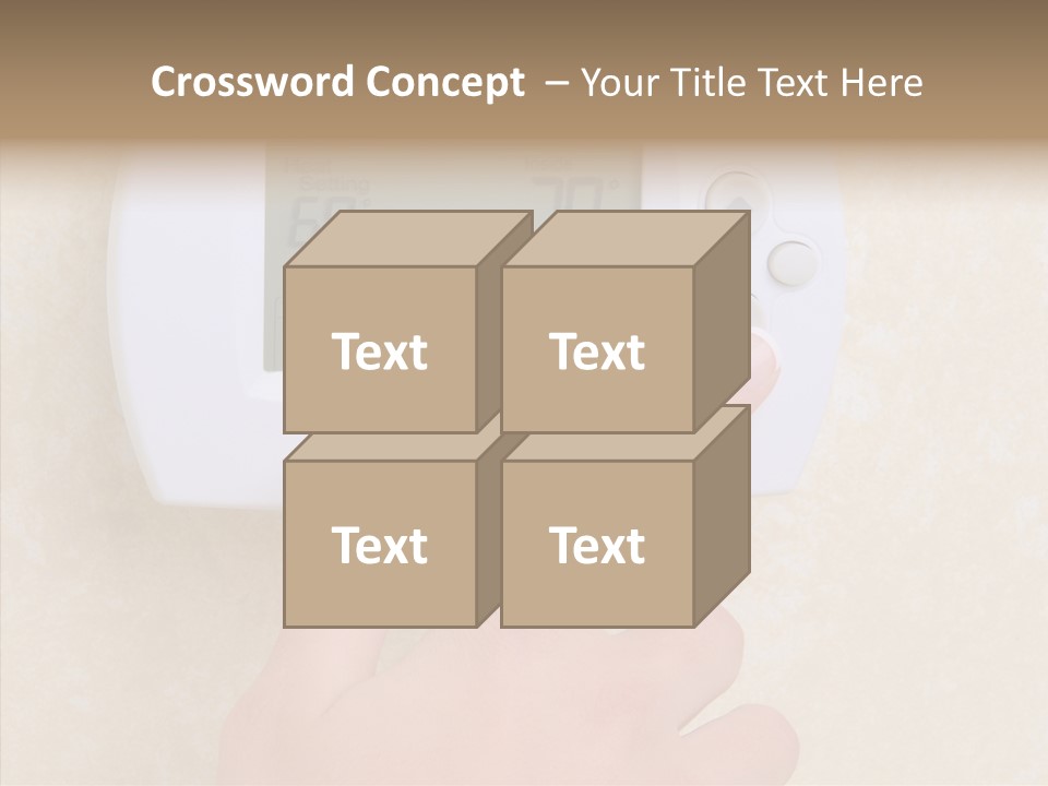 Save Indoors Appliance PowerPoint Template