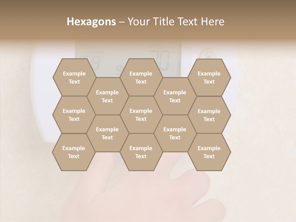 Save Indoors Appliance PowerPoint Template