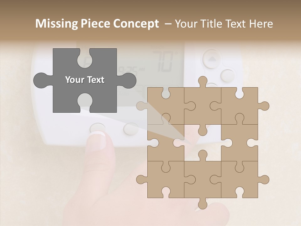 Save Indoors Appliance PowerPoint Template