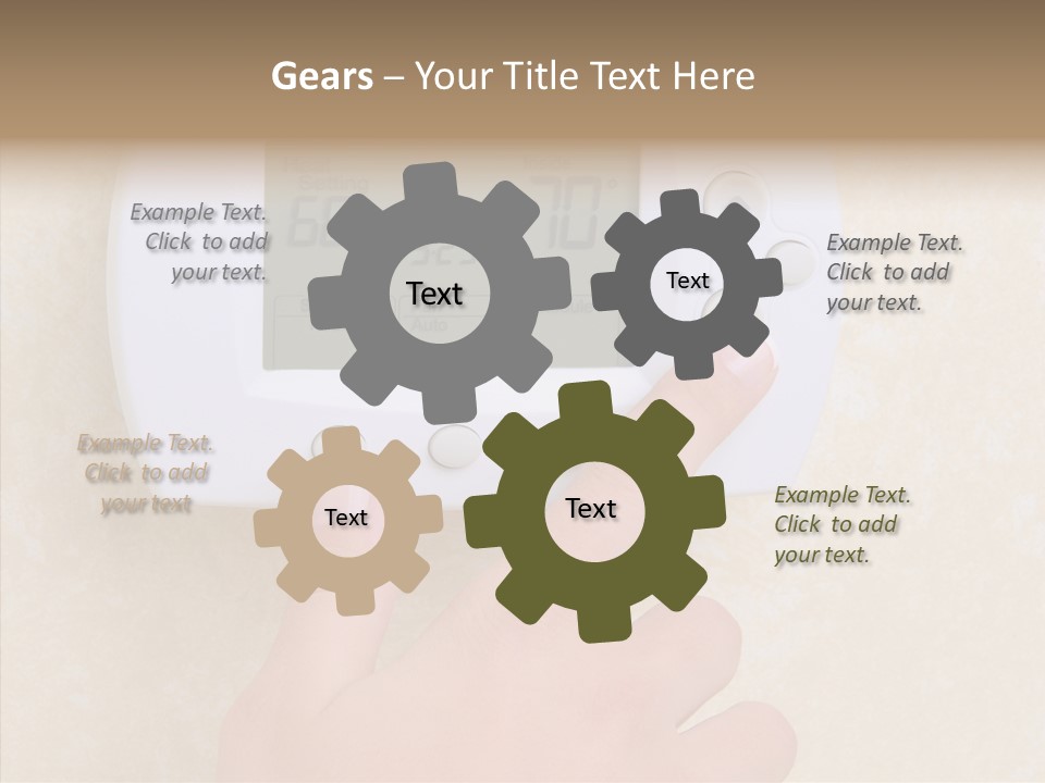 Save Indoors Appliance PowerPoint Template