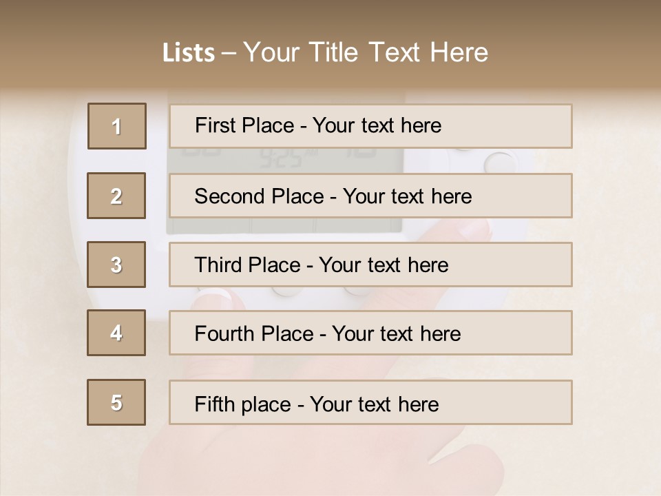 Save Indoors Appliance PowerPoint Template
