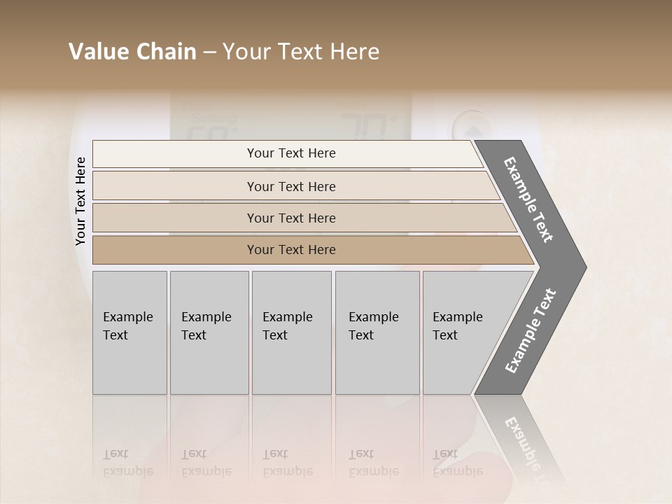 Save Indoors Appliance PowerPoint Template