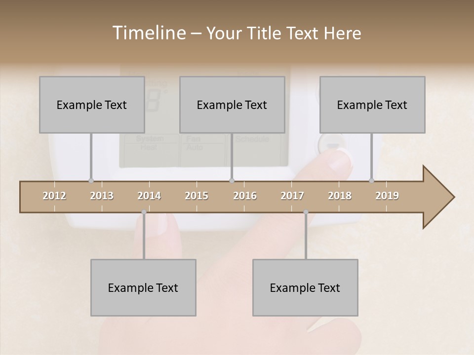Save Indoors Appliance PowerPoint Template