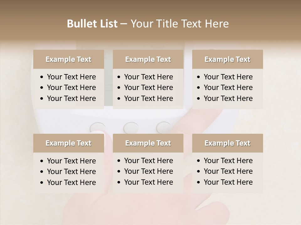 Save Indoors Appliance PowerPoint Template