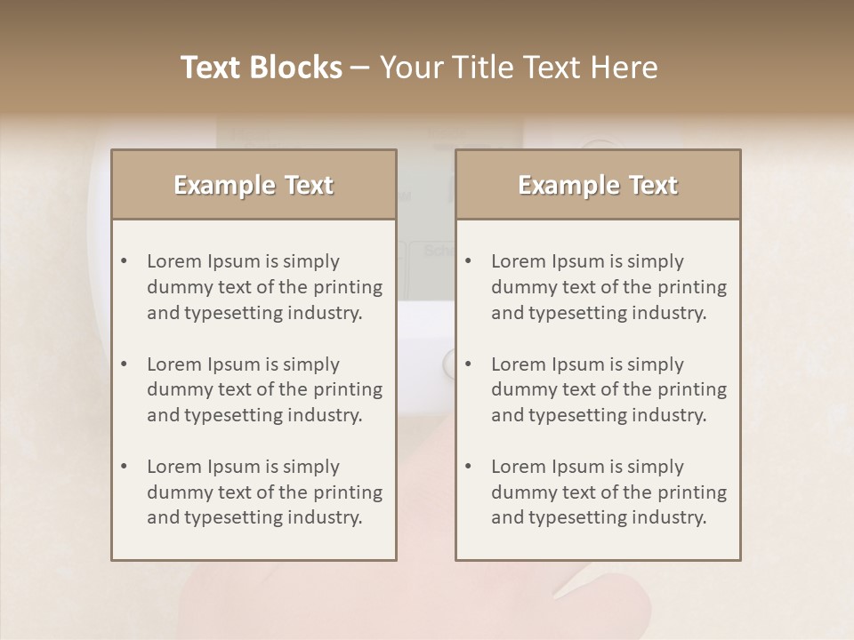 Save Indoors Appliance PowerPoint Template