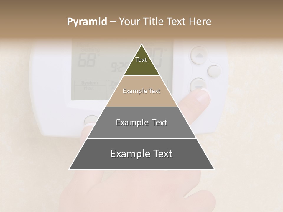 Save Indoors Appliance PowerPoint Template